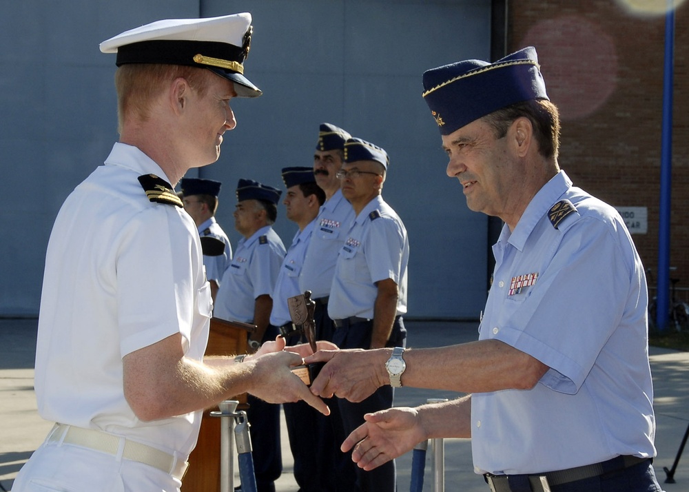 Navy Pilot First Foreign Service Member to Earn Spanish Air Force Award