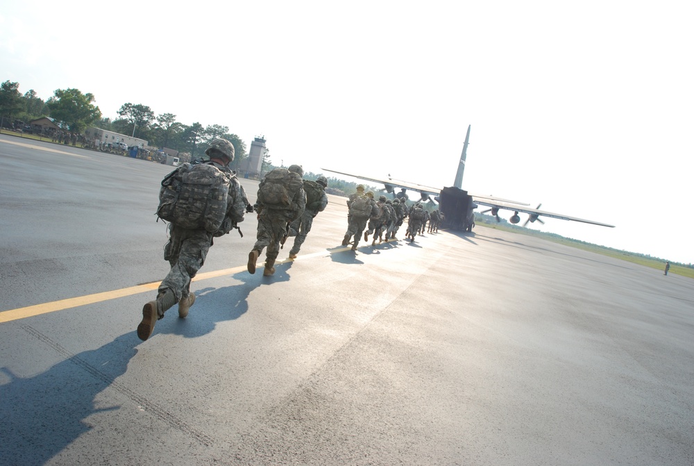 Evacuation Exercise tests Paratroopers' flexibility