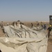 Marines prepare fuel bladder at Camp Ramadi