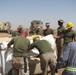 Marines prepare fuel bladder at Camp Ramadi