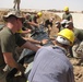 Marines prepare fuel bladder at Camp Ramadi