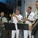 Sailors make music with Malaysian army