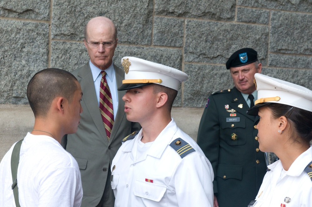 Army Secretary Observes First Day for West Point Class of '13