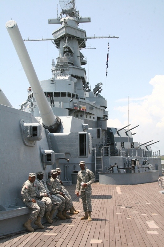 Camp Shelby Soldiers Ride to the Battlefield Memorial Park