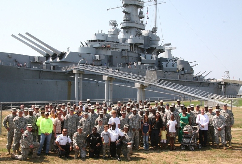 Camp Shelby Soldiers Ride to the Battlefield Memorial Park