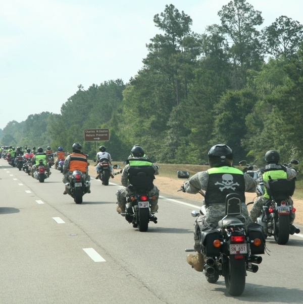 Camp Shelby Soldiers Ride to the Battlefield Memorial Park