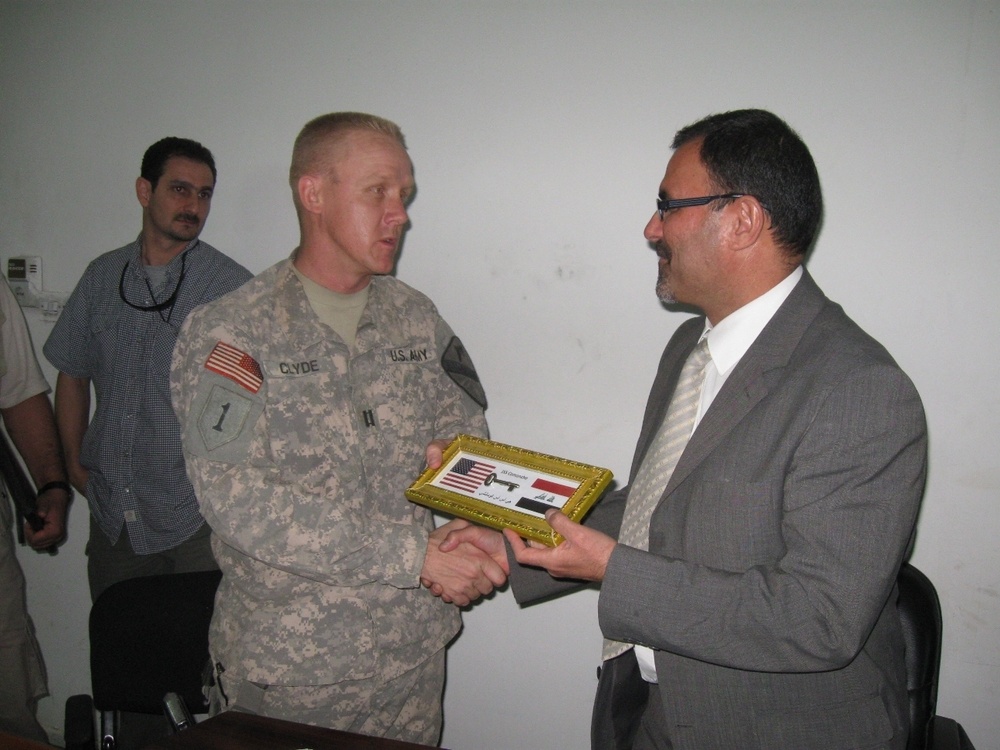 Joint Security Station Comanche returned to government of Iraq