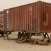 Containers in Iraq repaired for sea travel