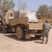 Soldiers Distribute Water and Food