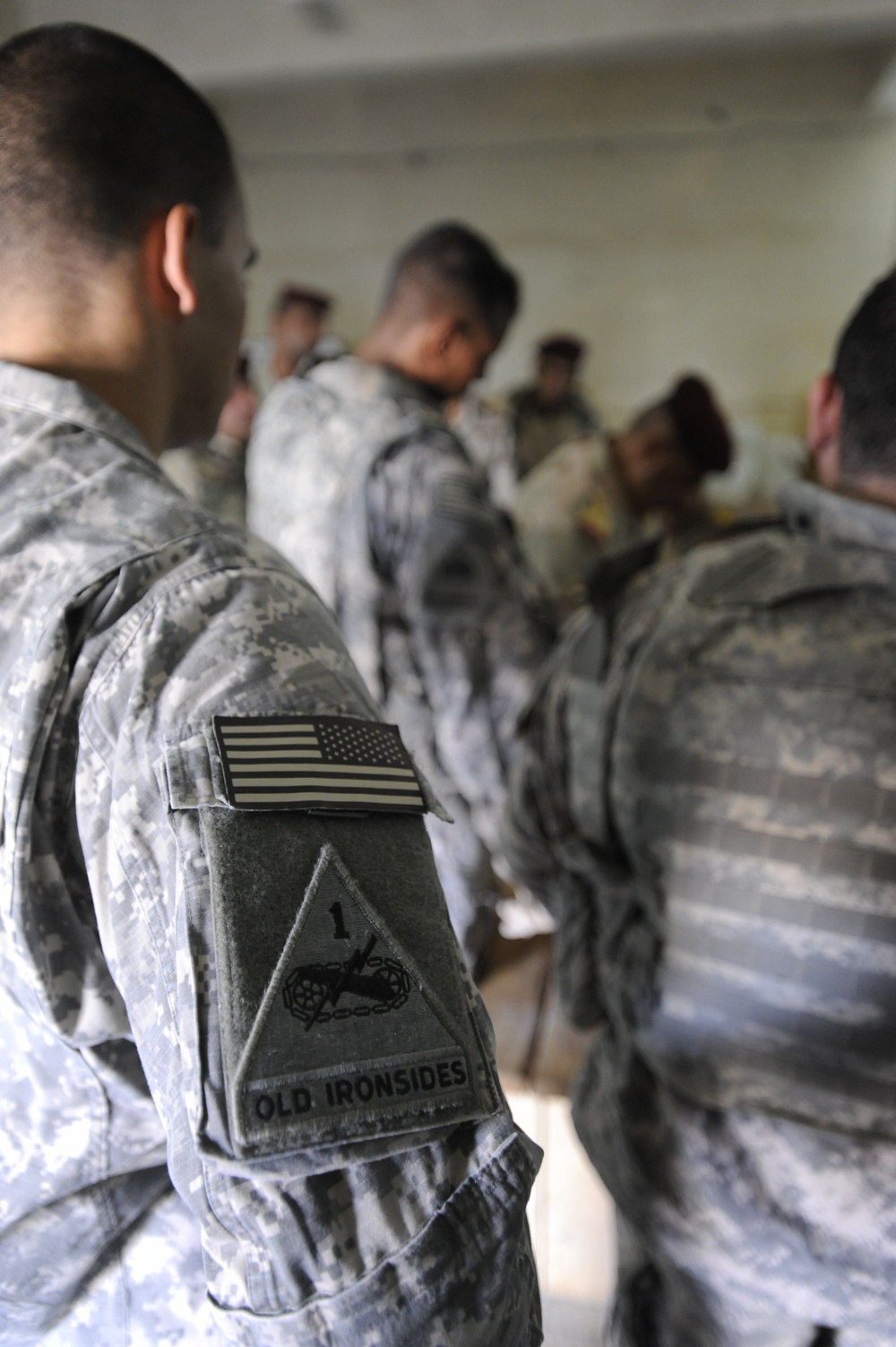 First Armored Division Leaves Patrol Base in Maysan Province, Iraq