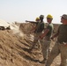 Marines construct fuel berm