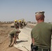 Marines construct fuel berm