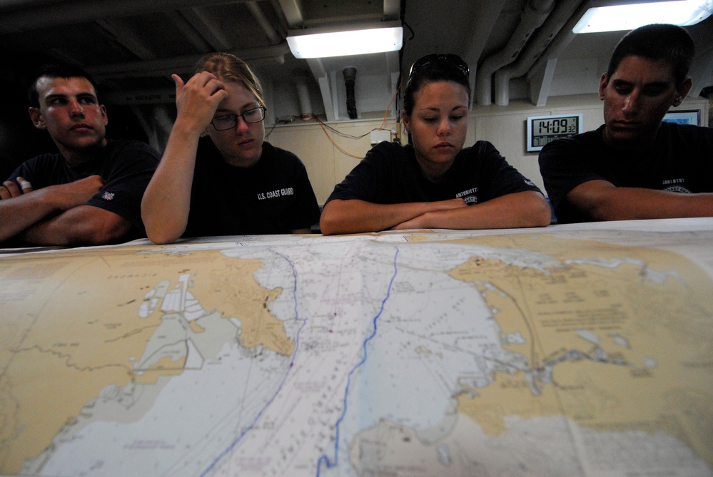 Plotting the Course Aboard CGC Eagle