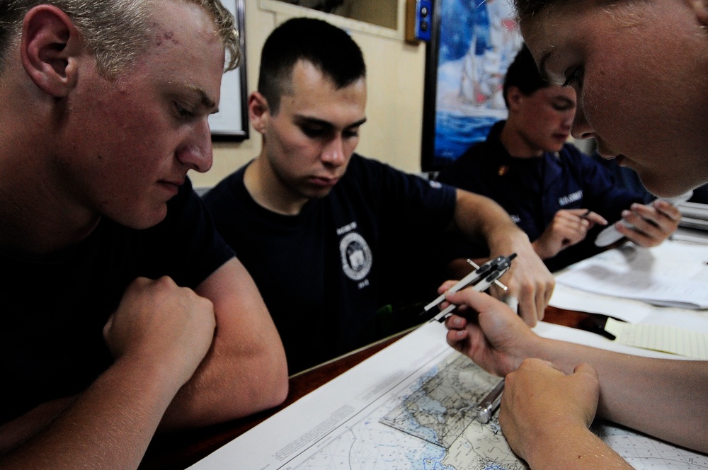 Cadet Training Aboard CGC Eagle