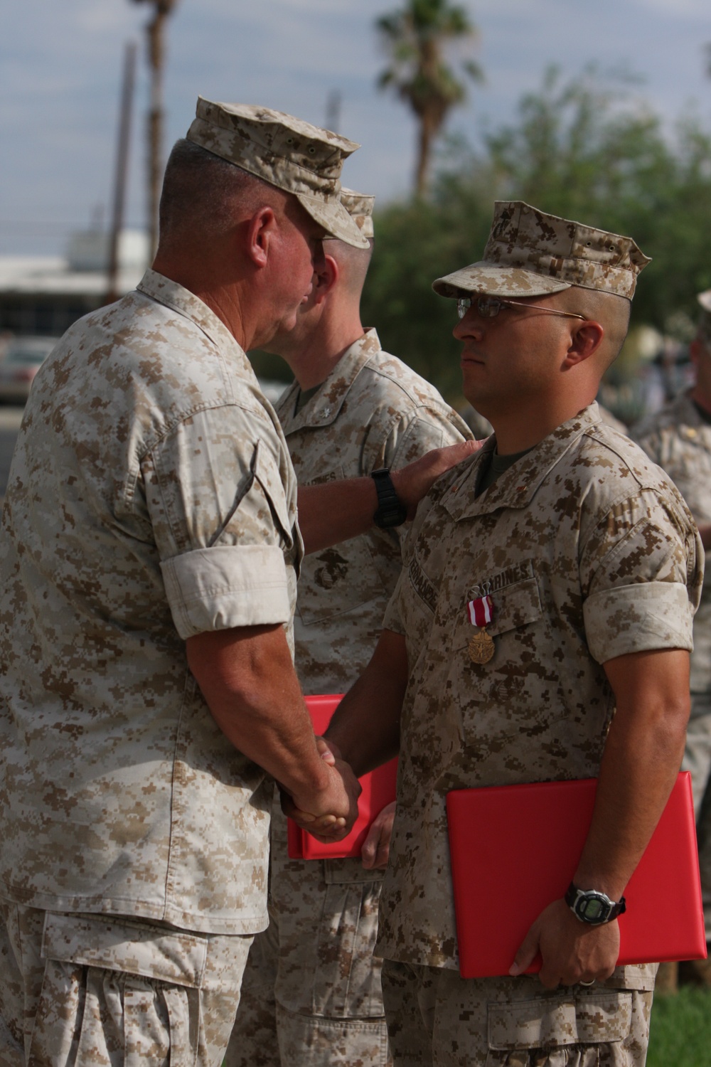 Outgoing Marines Awarded for Outstanding Service at the Combat Center