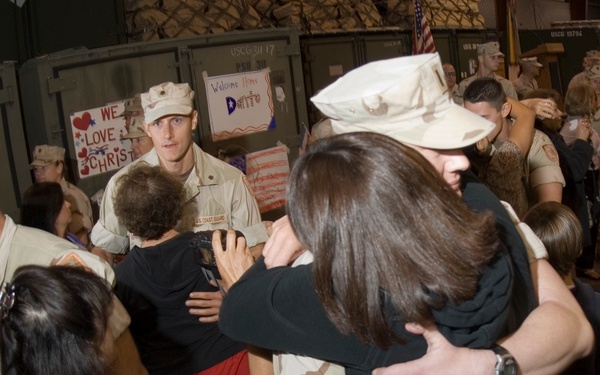 Port Security Unit 311 Returns From Deployment to Kuwait