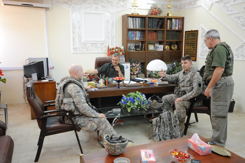 Army Engineers Perform Electrical Service Survey
