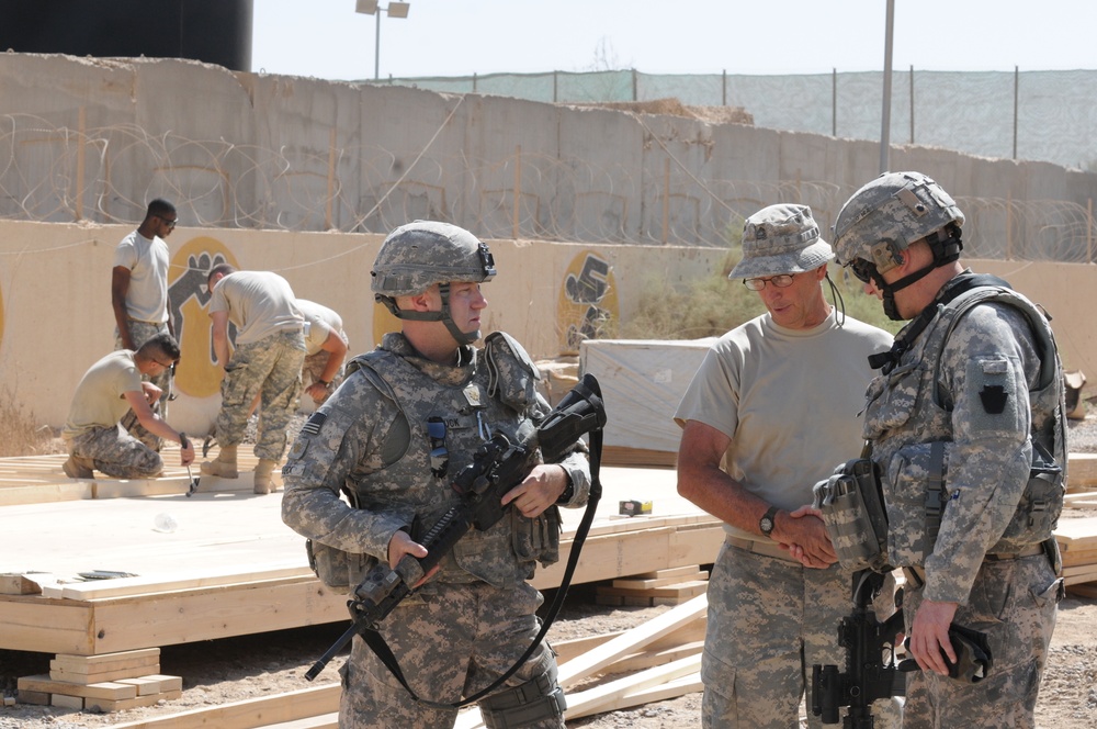 Army Engineers Perform Electrical Service Survey