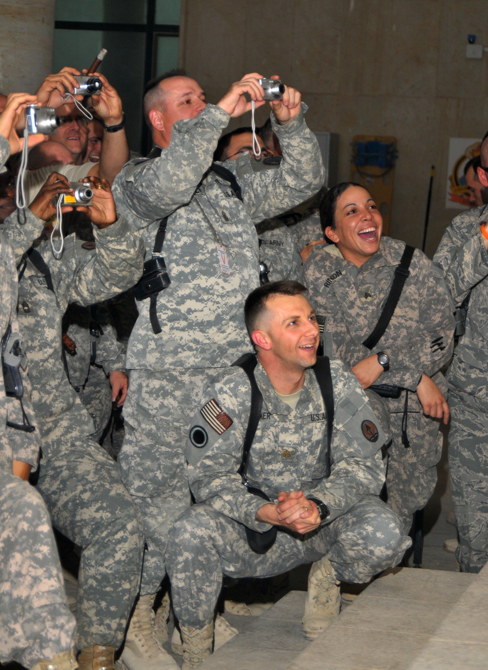 NFL Coaches visit U.S. service members in Iraq