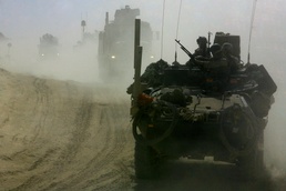 2nd Light Armored Reconnaissance Battalion Crosses Line of Departure