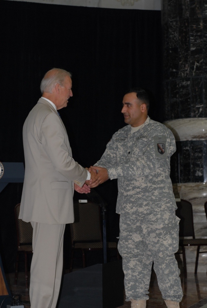 Iraqi-born U.S. Soldier Comes Home to Become American Citizen