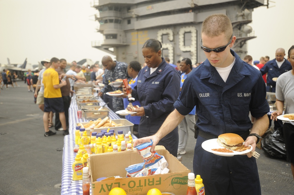 USS Dwight D. Eisenhower On Deployment