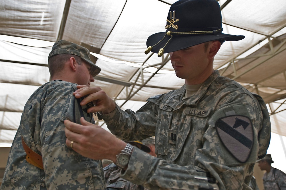 1st Air Cavalry Brigade celebrates Independence Day with combat patch ceremony