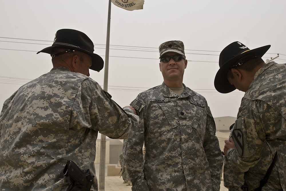 1st Air Cavalry Brigade celebrates Independence Day with combat patch ceremony