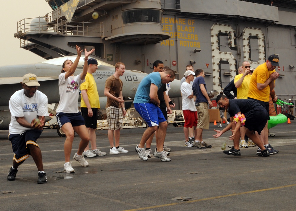 Fourth of July celebration on USS Dwight D. Eisenhower