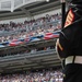 Marine Corps band plays at Yankee Stadium