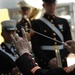 Marine Corps band plays at Yankee Stadium