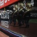 Marine Corps band plays at Yankee Stadium