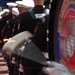 Marine Corps band plays at Yankee Stadium