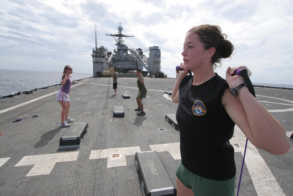 Flight deck aerobics