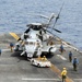 22nd Marine Expeditionary Unit flight operations aboard USS Bataan