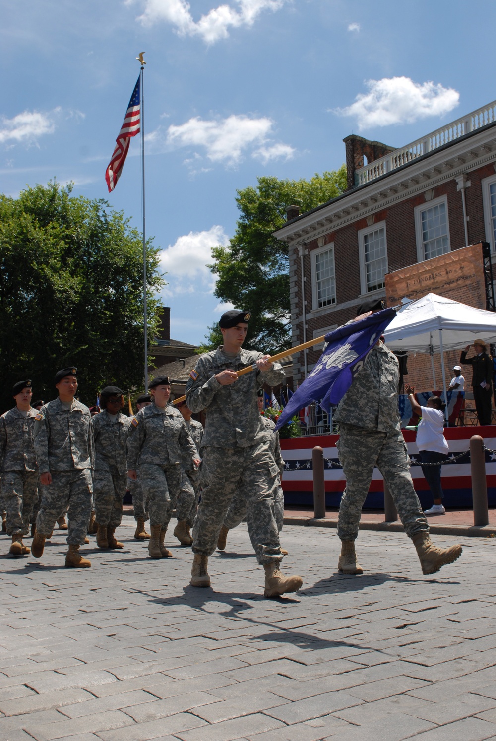 U.S. Army Civil Affairs and Psychological Operations Command (Airborne) Commanding General Highlights Philadelphia's Independence Day Celebration