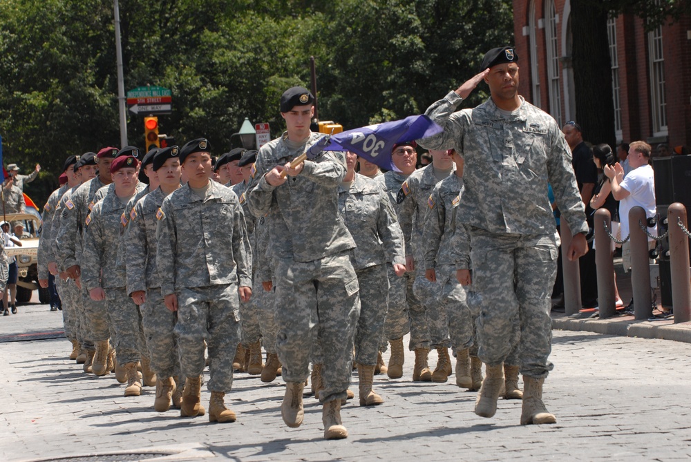 U.S. Army Civil Affairs and Psychological Operations Command (Airborne) Commanding General Highlights Philadelphia's Independence Day Celebration