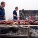 USS Dwight D. Eisenhower steel beach picnic