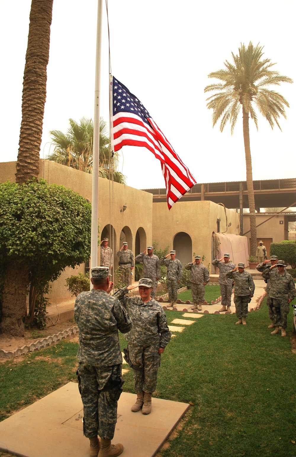 Multi-National Security Transition Command- Iraq J4 Observes Fourth of July Holiday