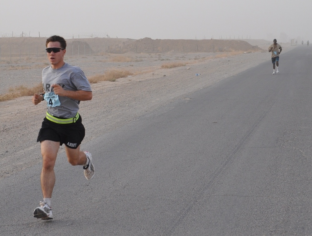 Q-West Soldiers compete in triathlon
