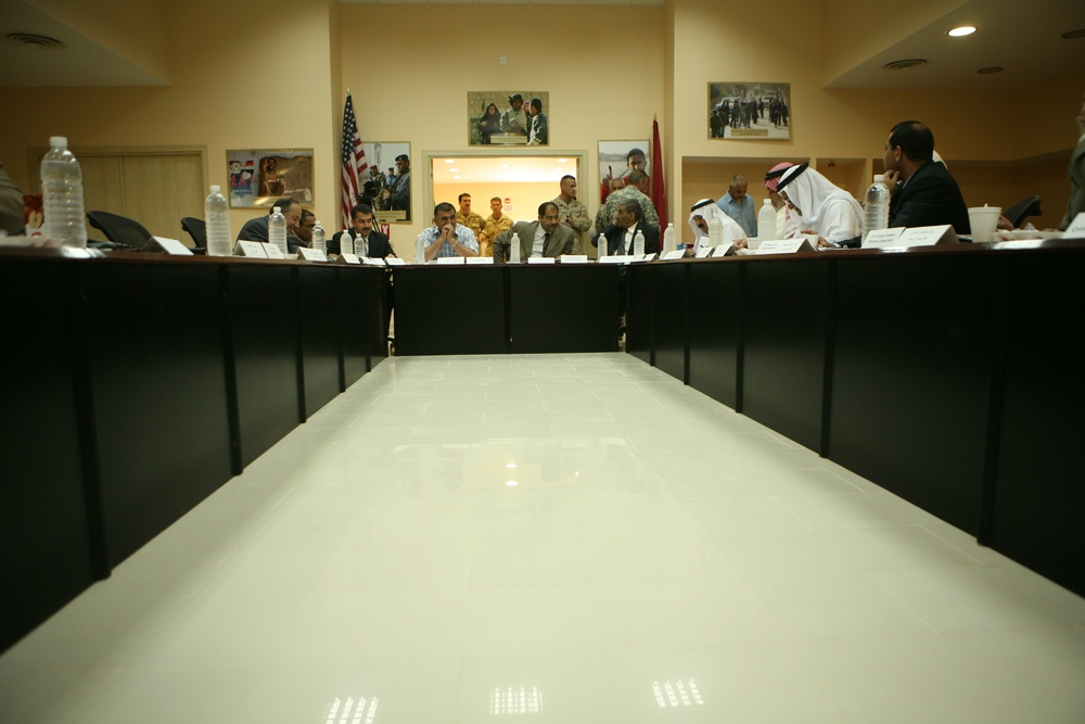 Anbar province leaders meet for Mayor's Conference at Al Asad Air Base