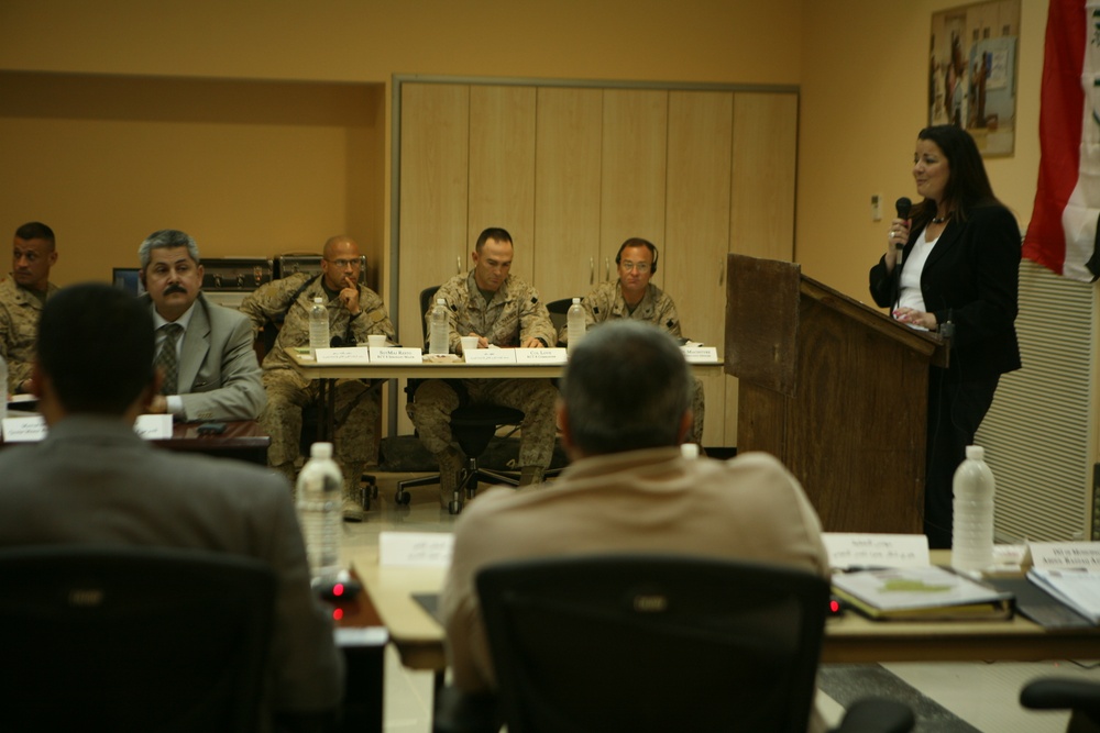 Anbar province leaders meet for Mayor's Conference at Al Asad Air Base