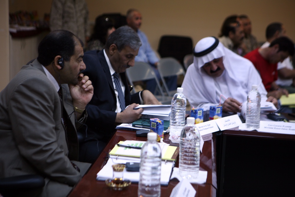 Anbar province leaders meet for Mayor's Conference at Al Asad Air Base