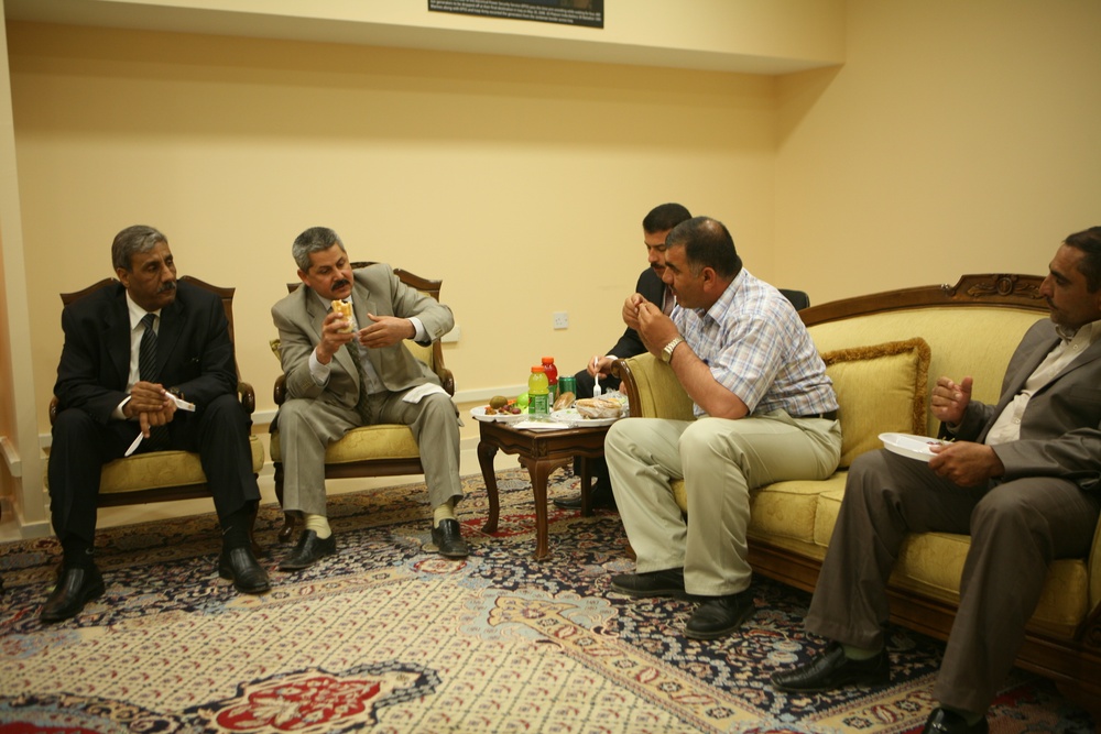 Anbar province leaders meet for Mayor's Conference at Al Asad Air Base