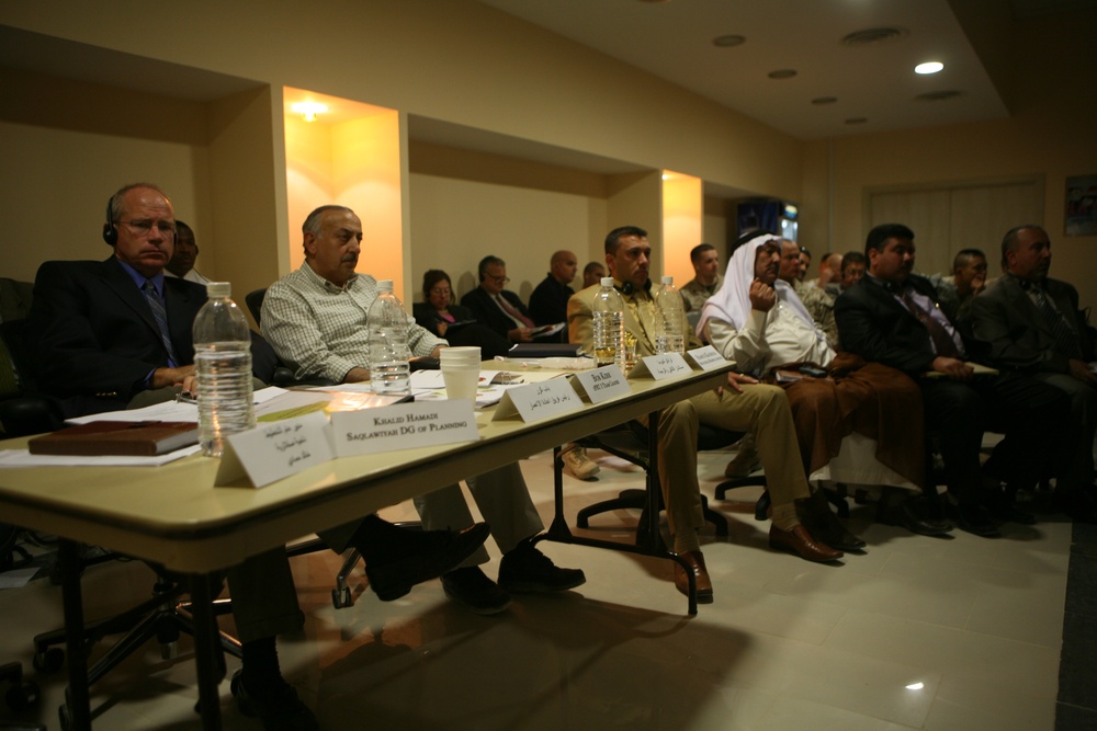 Anbar Province Leaders Meet for Mayor's Conference at Al Asad Air Base