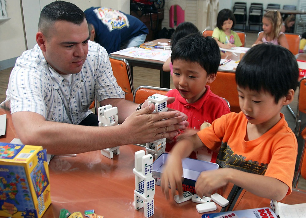 Sailors visit Hye Sim Won Orphanage in Seoul
