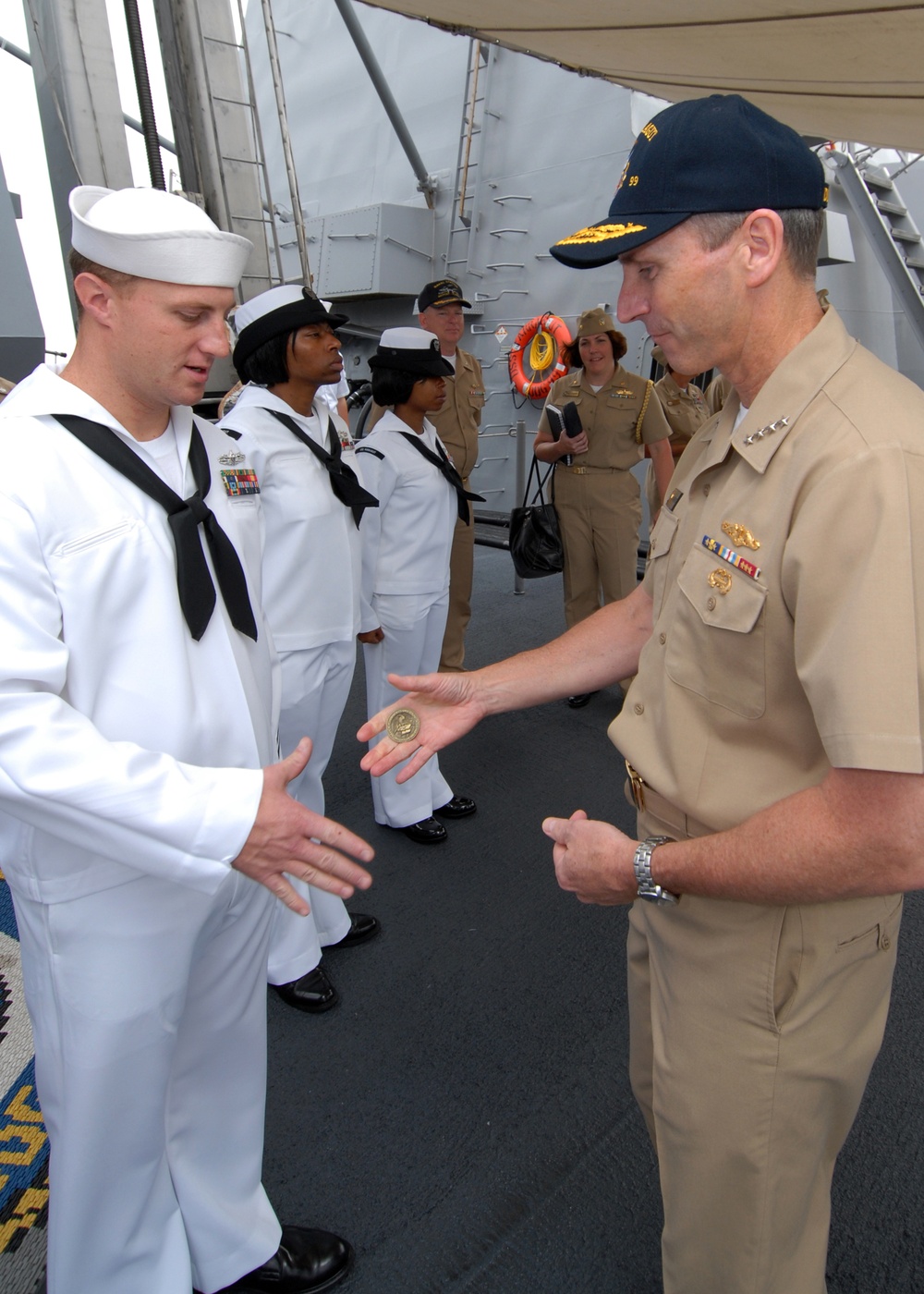 Adm. Jonathan W. Greenert visits Naval Station Mayport