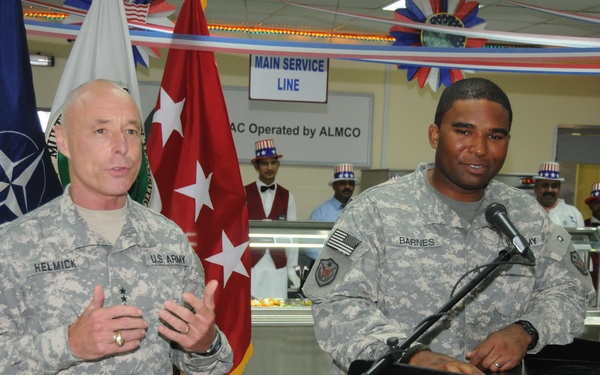 Soldier Born on 4th of July Helps Command Celebrate Independence Day