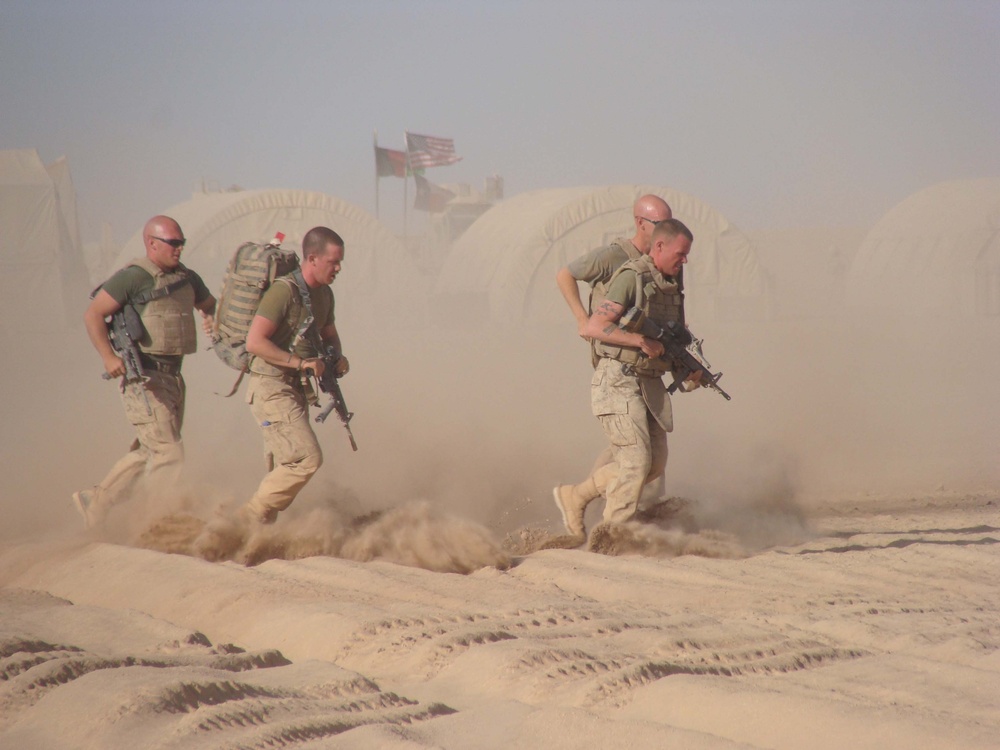 Marines Continue to Train Despite Harsh Afghan Weather