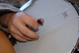 A Soldier and his banjo